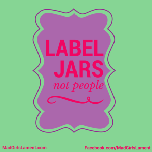 Label Jars not People